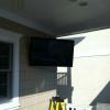 40" Mounted outside at this beach house 